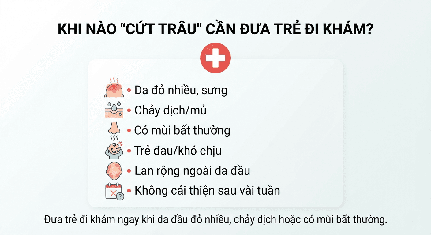 Dấu hiệu cảnh báo cứt trâu cần đưa trẻ sơ sinh đi khám bác sĩ