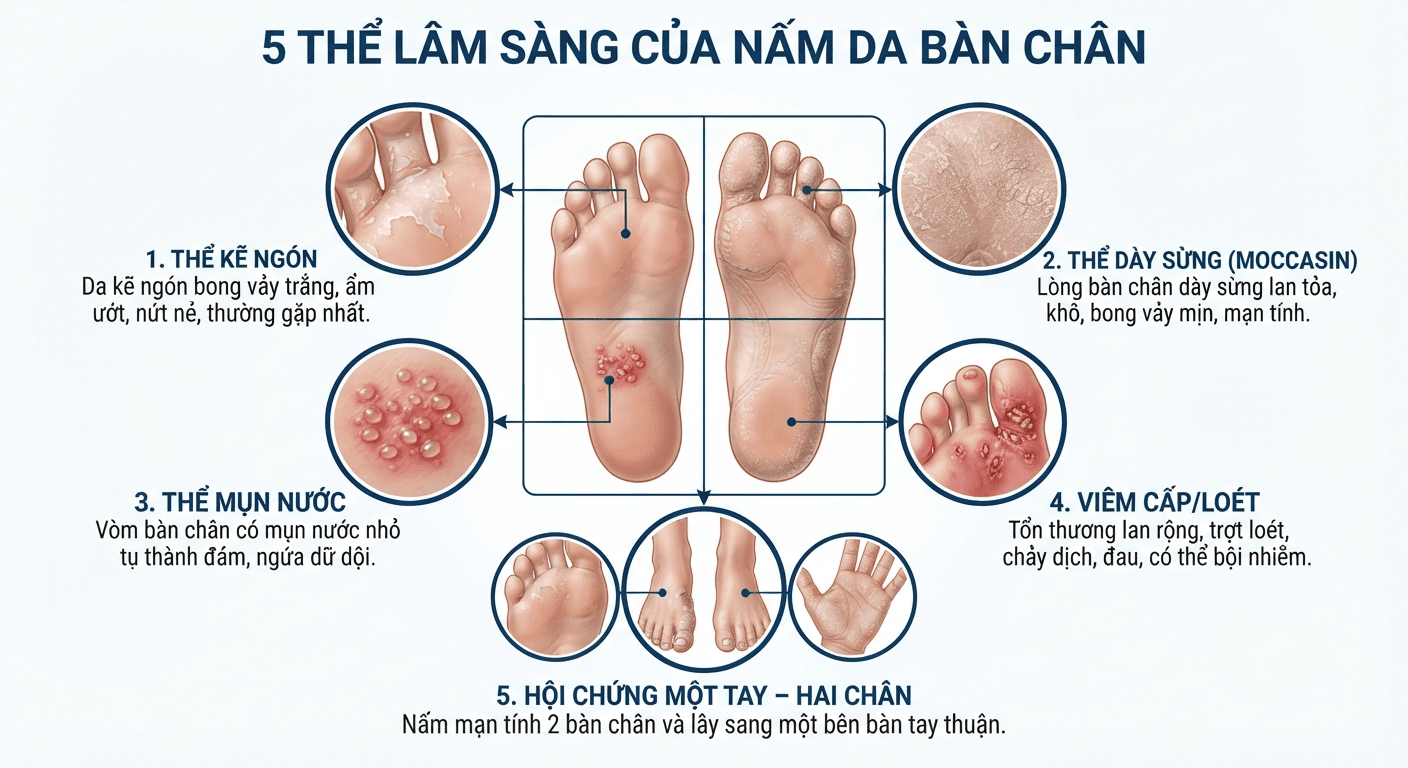 Hành trình xâm nhập của nấm dermatophyte vào da