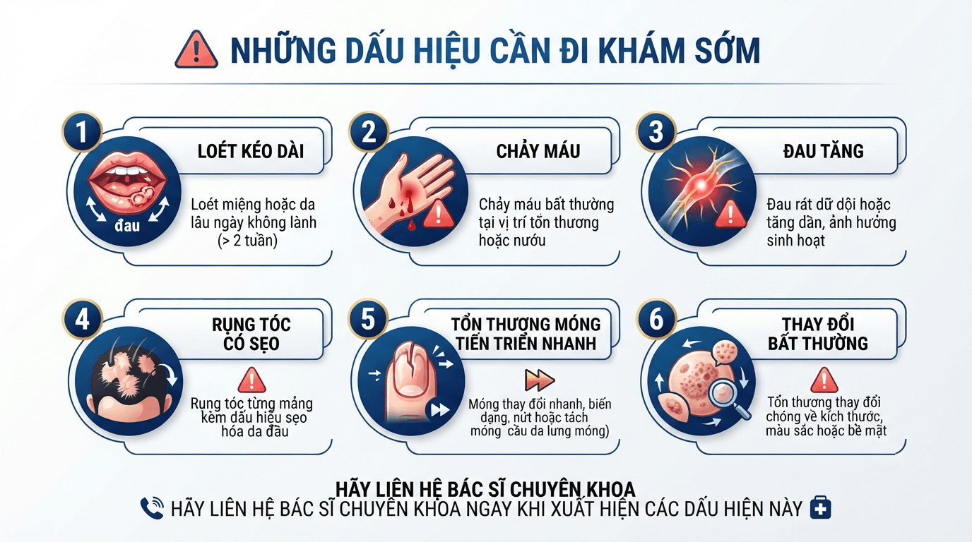 Những dấu hiệu cần đi khám sớm