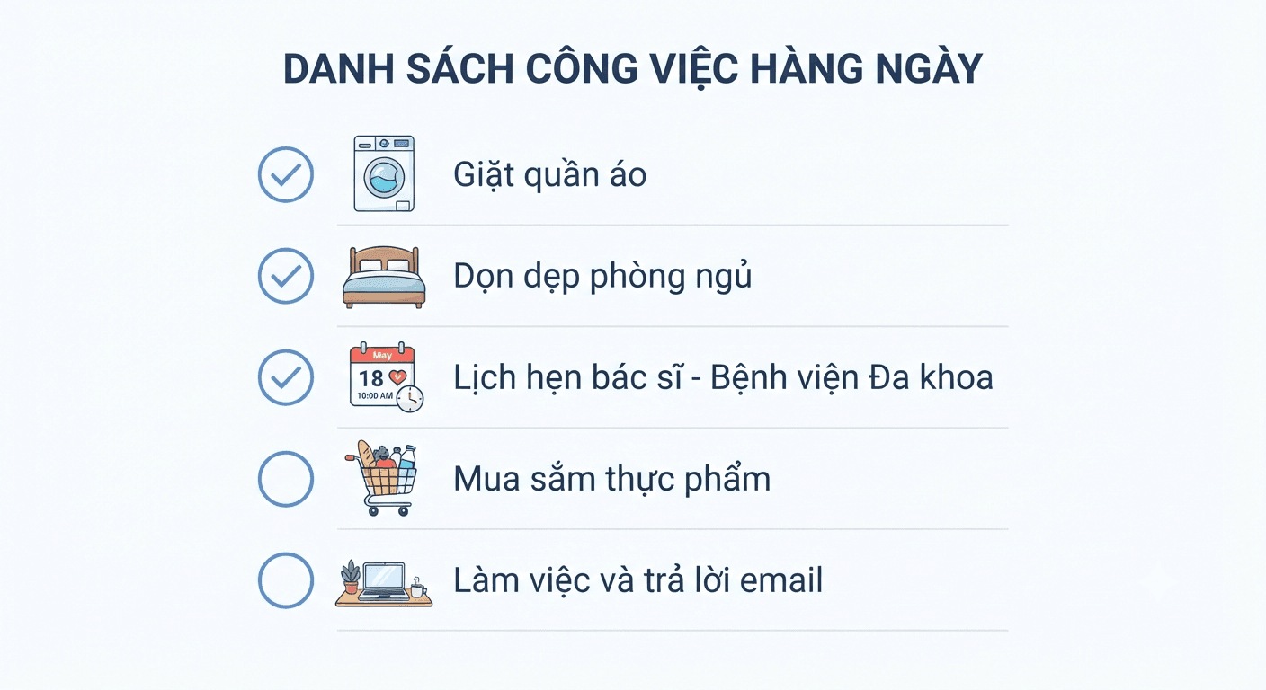 Checklist kiểm soát lây nhiễm ghẻ trong gia đình